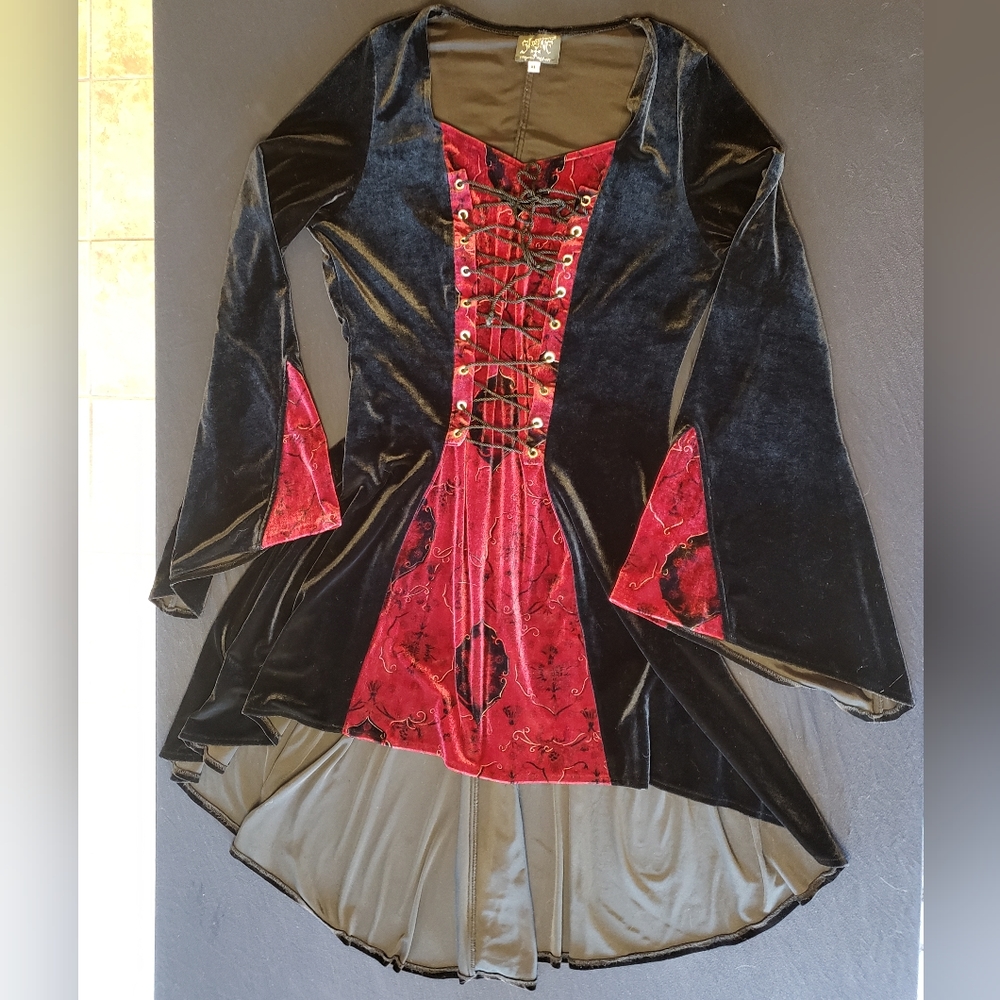 Shrine Dragon Lady High-Low Dress